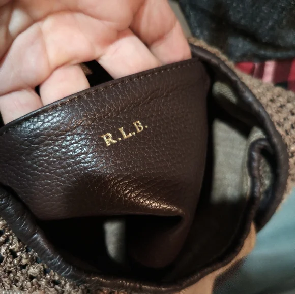 Plinio Visona Brown Straw Woven Shoulder Crossbody Bag. - Picture 15 of 16